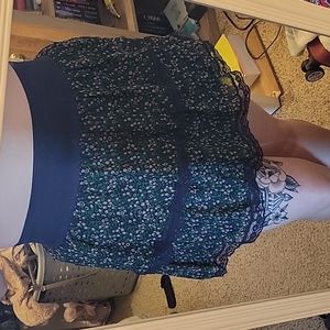 Floral Lace Skirt (Short)